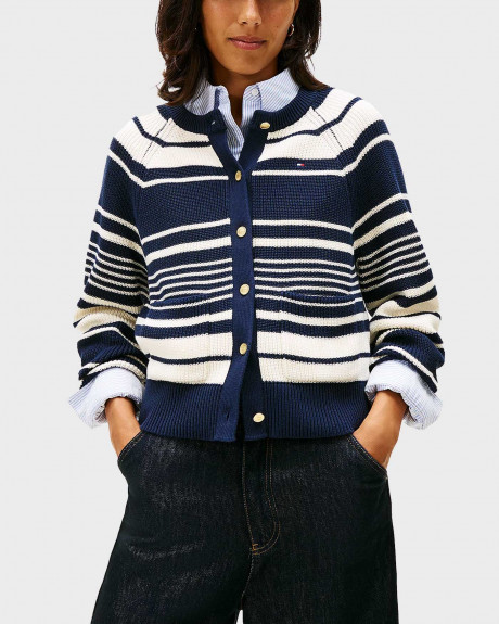 TOMMY HILFIGER ΓΥΝΑΙΚΕΙΑ ΠΛΕΚΤΗ ΖΑΚΕΤΑ - WW0WW48795