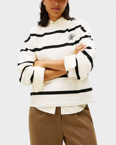 TOMMY HILFIGER ΓΥΝΑΙΚΕΙΑ ΜΑΚΡΥΜΑΝΙΚΗ ΜΠΛΟΥΖΑ - WW0WW48431