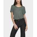 ONLY CARRIE WOMEN'S SHORT-SLEEVED TOP - 15315976 - OLIVE GREEN