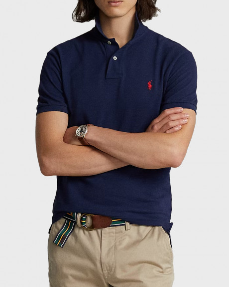POLO RALPH LAUREN ΑΝΔΡΙΚΗ ΚΟΝΤΟΜΑΝΙΚΗ MESH ΠΟΛΟ ΜΠΛΟΥΖΑ - 710782592008