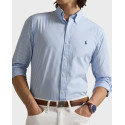POLO RALPH LAUREN MEN'S POPLIN SHIRT - 710929346018 - LIGHT BLUE