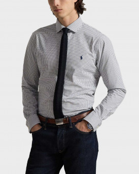 POLO RALPH LAUREN MEN'S PLAID SHIRT - 710974534012 - BLUE