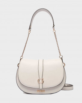 GUESS CARRIE ΓΥΝΑΙΚΕΙΑ ΤΣΑΝΤΑ ΩΜΟΥ - ΗWVG989620  - ΕΚΡΟΥ