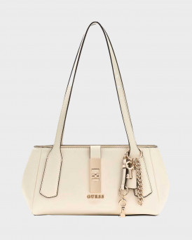 GUESS BROOKE ΓΥΝΑΙΚΕΙΑ ΤΣΑΝΤΑ ΩΜΟΥ - ΗWBG989708  - ΕΚΡΟΥ