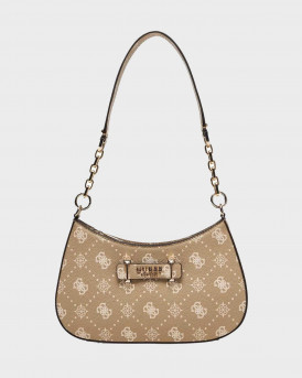 GUESS CARRIE ΓΥΝΑΙΚΕΙΑ ΤΣΑΝΤΑ ΩΜΟΥ - ΗWGP989818  - ΜΠΕΖ