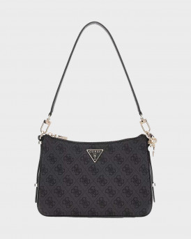 GUESS ERICA ΓΥΝΑΙΚΕΙΑ ΜΙΝΙ ΤΣΑΝΤΑ ΩΜΟΥ - HWESG951018  - ΑΝΘΡΑΚΙ