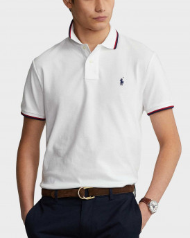 POLO RALPH LAUREN MEN'S POLO SHIRT - 710842621002 - WHITE