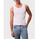 CALVIN KLEIN JEANS MEN'S TANK-TOP - LV04RF272G - WHITE