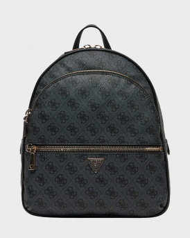 GUESS MANHATTAN II ΓΥΝΑΙΚΕΙΟ ΣΑΚΙΔΙΟ ΠΛΑΤΗΣ - HWSG711833  - ΜΑΥΡΟ