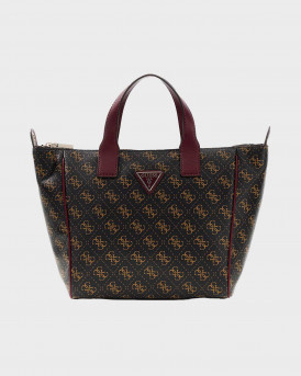 GUESS FOLLIE ΓΥΝΑΙΚΕΙΑ ΤΣΑΝΤΑ SHOPPER - TWLQ9676019  - ΚΑΦΕ