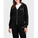 GUESS NEW HOOD WOMEN'S ZIP HOODIE - W6RQ12KBYE2                      - BLACK