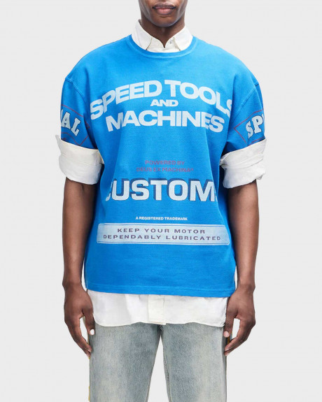 DEUS EX MACHINA FLOHMARKT ΑΝΔΡΙΚΗ ΚΟΝΤΟΜΑΝΙΚΗ ΜΠΛΟΥΖΑ OVERSIZED - D261UTS7100