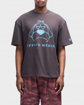 DEUS EX MACHINA OFFICE MUSIQUE ΑΝΔΡΙΚΗ ΚΟΝΤΟΜΑΝΙΚΗ ΜΠΛΟΥΖΑ OVERSIZED - D261UTS7120 - ΑΝΘΡΑΚΙ