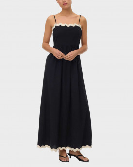 VERO MODA JENNA ΓΥΝΑΙΚΕΙΟ ΜΑΞΙ ΦΟΡΕΜΑ - 10341317 - ΜΑΥΡΟ