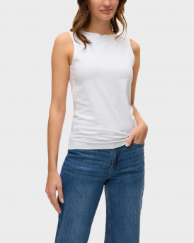 VERO MODA PANDA ΓΥΝΑΙΚΕΙΟ ΑΜΑΝΙΚΟ ΤΟΠ - 10314416 - ΑΣΠΡΟ