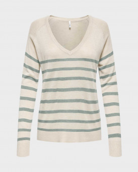 ONLY VIENNA ΓΥΝΑΙΚΕΙΟ ΠΟΥΛΟΒΕΡ V ΛΑΙΜΟΚΟΨΗ - 15363104 - ΕΚΡΟΥ