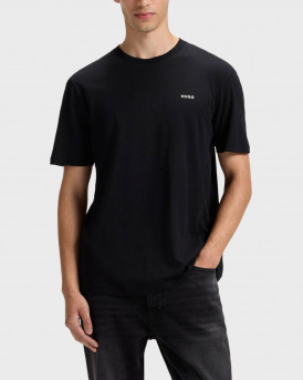 HUGO DERO222 ΑΝΔΡΙΚΗ ΚΟΝΤΟΜΑΝΙΚΗ ΜΠΛΟΥΖΑ - 50466158  - ΜΑΥΡΟ