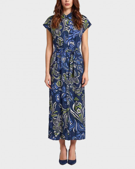 EMME BY MARELLA EMMPANINO WOMEN'S MIDI SHIRT DRESS - 26152212622