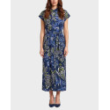 EMME BY MARELLA EMMPANINO WOMEN'S MIDI SHIRT DRESS - 26152212622 - BLUE