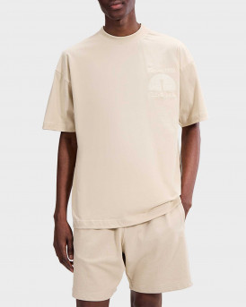 ELLESSE GRAPHICS CLUB DI CORSA ΑΝΔΡΙΚΗ ΚΟΝΤΟΜΑΝΙΚΗ ΜΠΛΟΥΖΑ - SHB23147 - ΜΠΕΖ