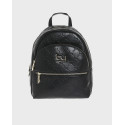 BY BYBLOS IVY WOMEN'S LEATHER BACKPACK - ΒYBS68B02 - BLACK