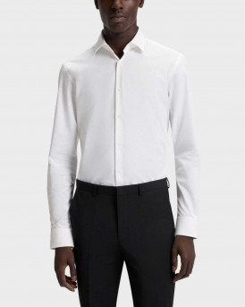 HUGO KENNO ΑΝΔΡΙΚΟ ΠΟΥΚΑΜΙΣΟ ΣΤΕΝΗ ΓΡΑΜΜΗ - 50289499  - ΑΣΠΡΟ