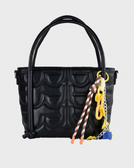 BY BYBLOS SERENITY WOMEN'S SHOULDER BAG - BYBS90B03 - BLACK