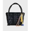 BY BYBLOS SERENITY WOMEN'S SHOULDER BAG - BYBS90B03 - BLACK