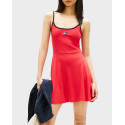 TOMMY JEANS WOMEN'S MINI SKATER DRESS - DW0DW22335 - ECRU