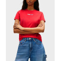 TOMMY JEANS ESSENTIAL LOGO 2 ΓΥΝΑΙΚΕΙΑ ΚΟΝΤΟΜΑΝΙΚΗ ΜΠΛΟΥΖΑ - DW0DW22277 - ΕΚΡΟΥ