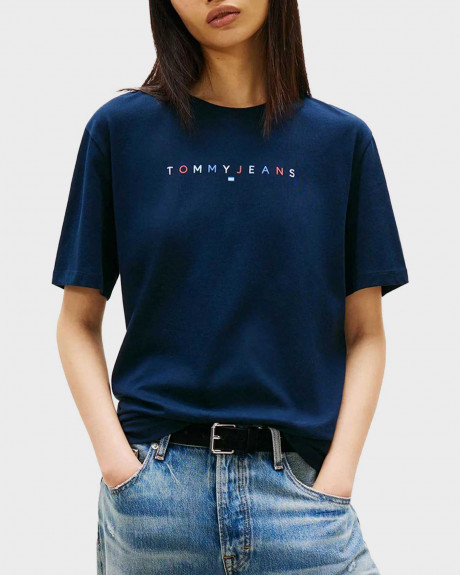 TOMMY JEANS COLOR LINEAR ΓΥΝΑΙΚΕΙΑ ΚΟΝΤΟΜΑΝΙΚΗ ΜΠΛΟΥΖΑ - DW0DW22784