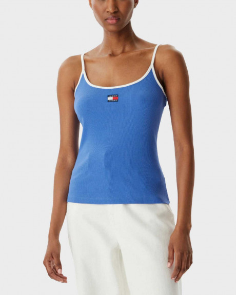 TOMMY JEANS BADGE ΓΥΝΑΙΚΕΙΟ ΑΜΑΝΙΚΟ ΤΟΠ - DW0DW22261