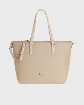 BY BYBLOS CHANGE WOMEN'S SHOULDER BAG - BYBS91B01 - ECRU