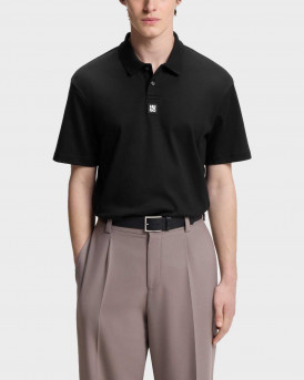 HUGO DEABONO ΑΝΔΡΙΚΗ ΚΟΝΤΟΜΑΝΙΚΗ ΜΠΛΟΥΖΑ ΠΟΛΟ - 50517638  - ΜΑΥΡΟ