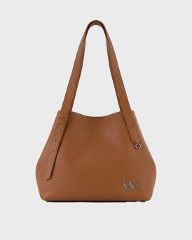 BY BYBLOS ZEST WOMEN'S SHOULDER BAG - ΒYBS99Β01 - BROWN