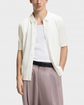 HUGO SAN PACO ΑΝΔΡΙΚΟ ΠΛΕΚΤΟ ΚΟΝΤΟΜΑΝΙΚΟ ΠΟΥΚΑΜΙΣΟ - 50557380 - ΕΚΡΟΥ