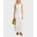 EMME BY MARELLA WOMEN'S LINEN DRESS - 26152210312 - ECRU