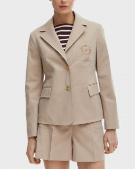 TOMMY HILFIGER ΓΥΝΑΙΚΕΙΟ ΣΑΚΑΚΙ - WW0WW47179 - ΜΠΕΖ