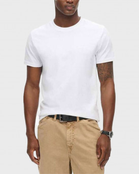 SUPERDRY ESSENTIAL LOGO ΑΝΔΡΙΚΗ ΚΟΝΤΟΜΑΝΙΚΗ ΜΠΛΟΥΖΑ - Μ1011245Α - ΑΣΠΡΟ