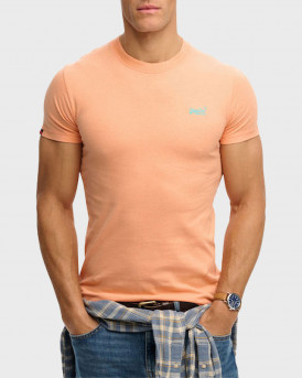 SUPERDRY ESSENTIAL LOGO ΑΝΔΡΙΚΗ ΚΟΝΤΟΜΑΝΙΚΗ ΜΠΛΟΥΖΑ - Μ1011245Α - ΚΟΡΑΛΛΙ
