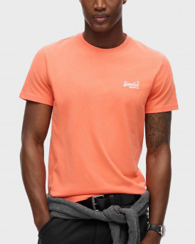 SUPERDRY ESSENTIAL LOGO ΑΝΔΡΙΚΗ ΚΟΝΤΟΜΑΝΙΚΗ ΜΠΛΟΥΖΑ - Μ1011245Α - ΠΟΡΤΟΚΑΛΙ