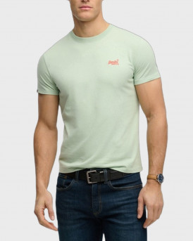 SUPERDRY ESSENTIAL LOGO ΑΝΔΡΙΚΗ ΚΟΝΤΟΜΑΝΙΚΗ ΜΠΛΟΥΖΑ - Μ1011245Α - ΛΑΧΑΝΙ
