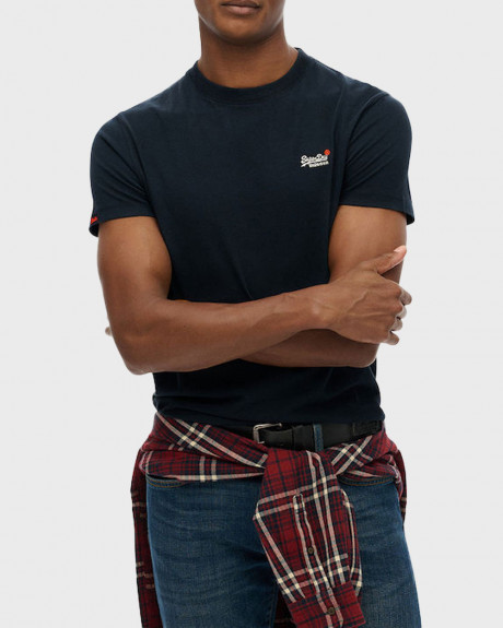 SUPERDRY ESSENTIAL CONTRAST ΑΝΔΡΙΚΗ ΚΟΝΤΟΜΑΝΙΚΗ ΜΠΛΟΥΖΑ - M1012078B