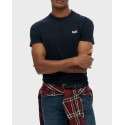 SUPERDRY ESSENTIAL CONTRAST ΑΝΔΡΙΚΗ ΚΟΝΤΟΜΑΝΙΚΗ ΜΠΛΟΥΖΑ - M1012078B - ΜΠΛΕ