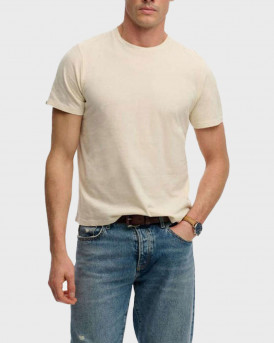 SUPERDRY IND CLASSIC ESSENTIAL TEE ΑΝΔΡΙΚΗ ΚΟΝΤΟΜΑΝΙΚΗ ΜΠΛΟΥΖΑ - M1012226A - ΕΚΡΟΥ