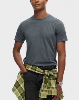 SUPERDRY IND CLASSIC ESSENTIAL TEE ΑΝΔΡΙΚΗ ΚΟΝΤΟΜΑΝΙΚΗ ΜΠΛΟΥΖΑ - M1012226A - ΜΠΛΕ