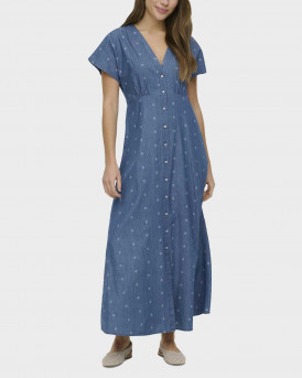 ONLY NOVA WOMEN'S MAXI DRESS - 15370341 - BLUE
