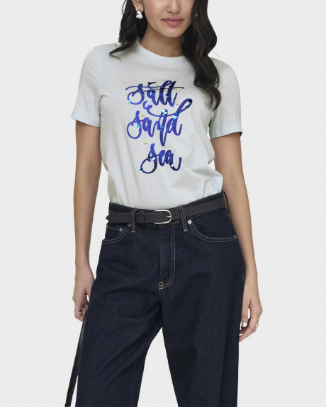 ONLY KITA WOMEN'S T-SHIRT - 15372191