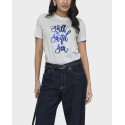ONLY KITA WOMEN'S T-SHIRT - 15372191 - WHITE