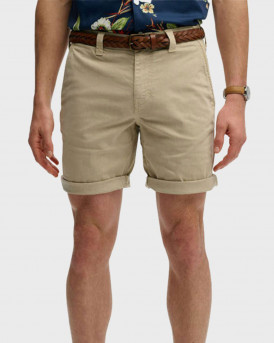SUPERDRY UTILITY ΑΝΔΡΙΚΗ CHINO ΒΕΡΜΟΥΔΑ - Μ7110497A - ΜΠΕΖ